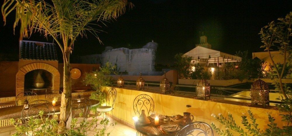 Riad Villa Harmonie Marraquexe Restaurante foto